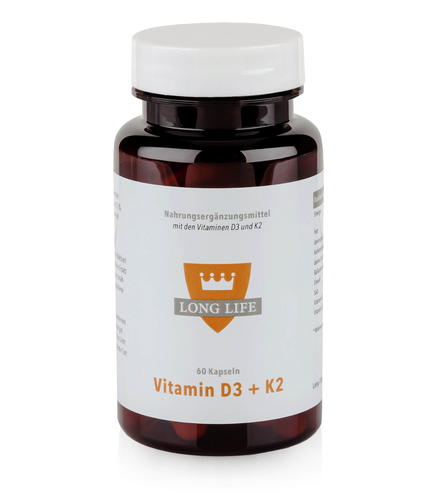 Vitamin D3 + K2 Long Life Ihr Versand für Gesundheitsprodukte